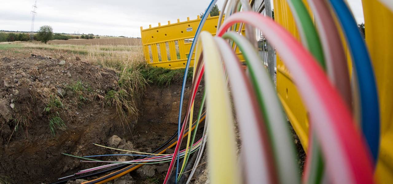 Glasfaser, Breitbandausbau