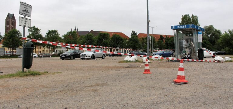 Wismar: Parkautomat am “Schiffbauerdamm” gesprengt