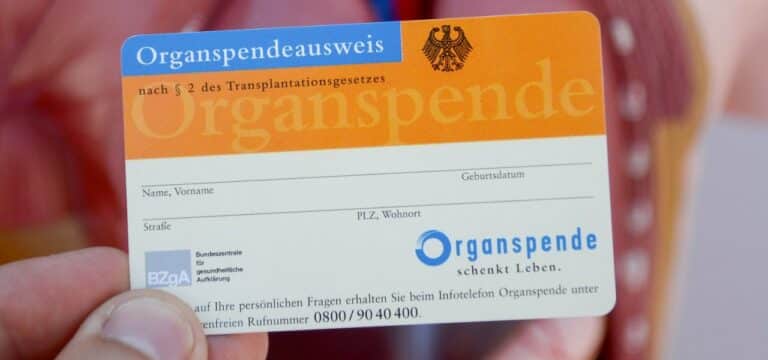 Weniger Organspenden im Nordosten Deutschlands