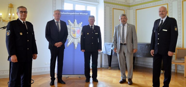 Wechsel an der Spitze der Polizeiinspektion und Kriminalkommissariat Wismar