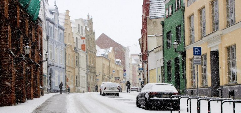 Wismar: Weihnachtssortiment der Tourist-Information