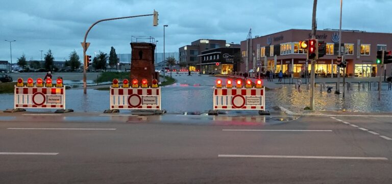 Wismar: Sturm und erhöhte Wasserstände am heutigen Sonntag