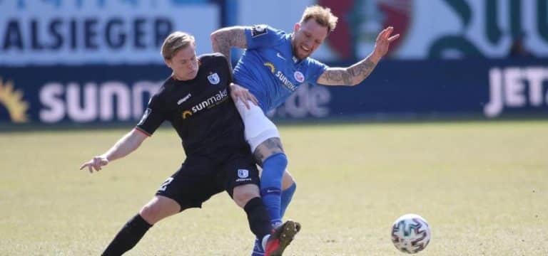 Hansa Rostock nach 0:2 gegen Magdeburg weiter Zweiter