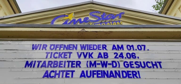 Podcast: Ab morgen (01.07.) geht im „Cinestar“ der Vorhang wieder auf