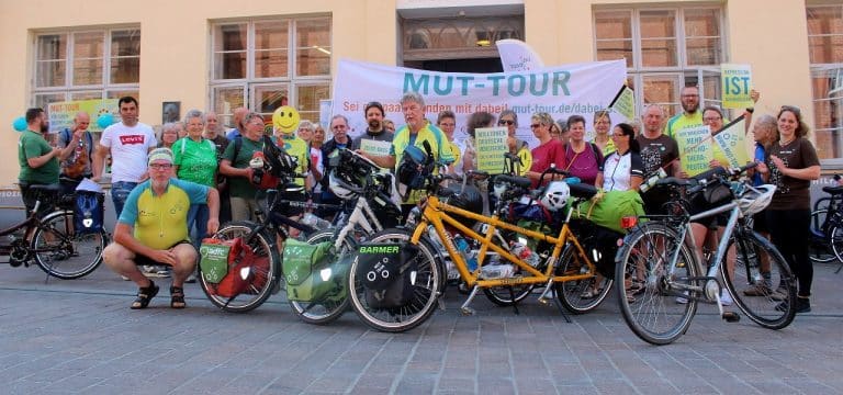 Mitfahr-Aktion der MUT-TOUR am 30.07.21 in Wismar
