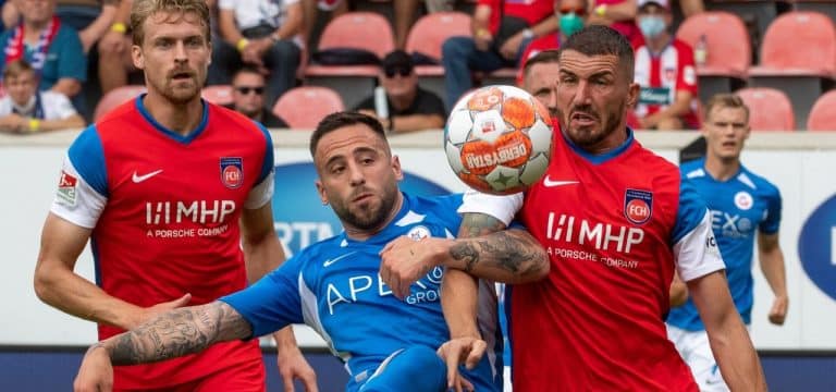 Heidenheim verpasst Pokal-Revanche: 1:1 gegen Rostock