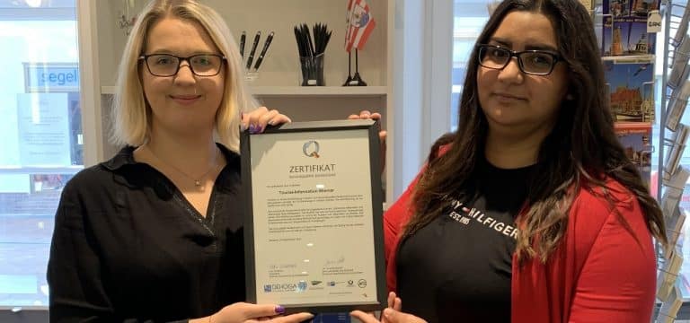 Wismar: Tourist-Information als Q-Betrieb mit der Stufe II ausgezeichnet