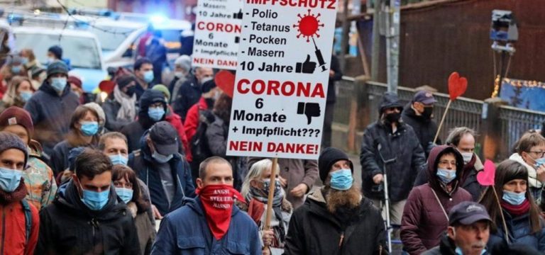 Aktionen gegen Corona-Maßnahmen: Schweriner Aufruf gestartet
