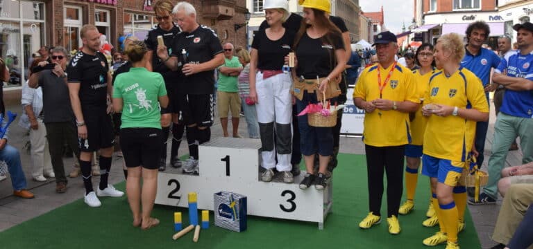 12. KUBB-Turnier am 20. August 2022 in der Altwismarstraße