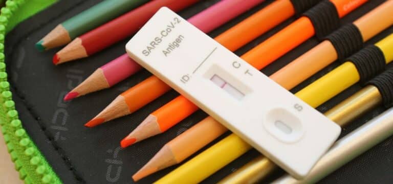 Schüler bekommen zehn Corona-Selbsttests mit in die Ferien