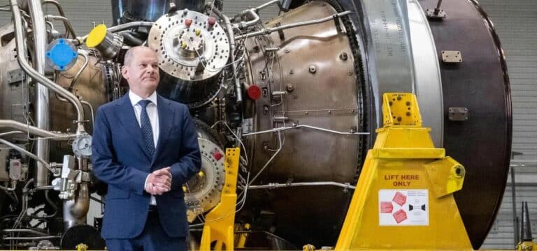 Scholz: Gas-Turbine kann jederzeit geliefert werden