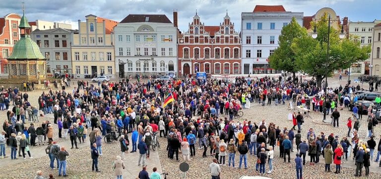 Wismar: Demos gegen die Energiepolitik der Bundesregierung werden fortgesetzt