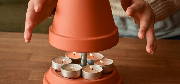 Teelichtöfen: Feuerwehren warnen vor Heiz-Improvisation