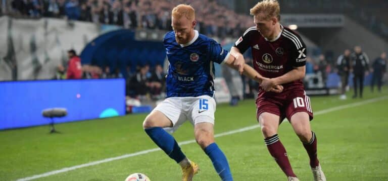 Dank Fröling: Hansa Rostocks neuer Trainer verliert nicht