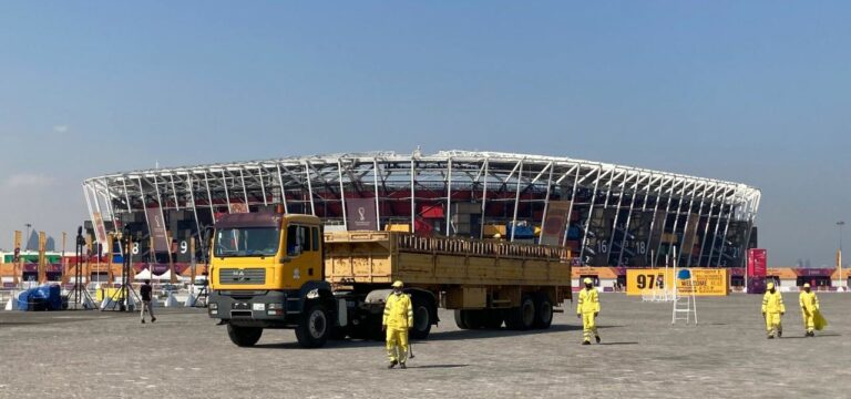 Am Vortag noch Spielstätte: Katar baut erste WM-Stadien schon wieder ab