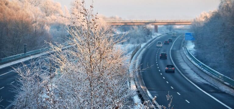Strenger Frost mit Glätte in Mecklenburg-Vorpommern