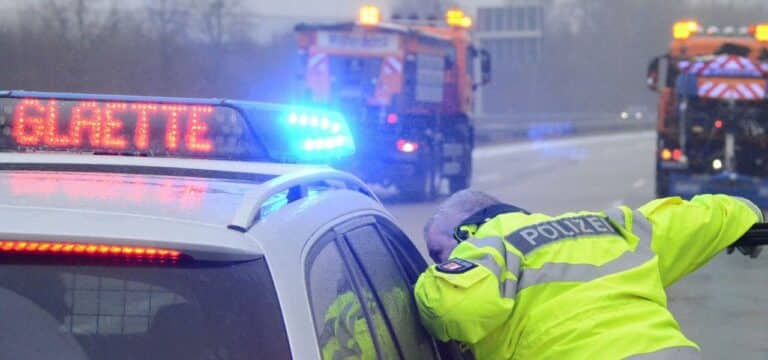 Viele Glätteunfälle in Mecklenburg-Vorpommern