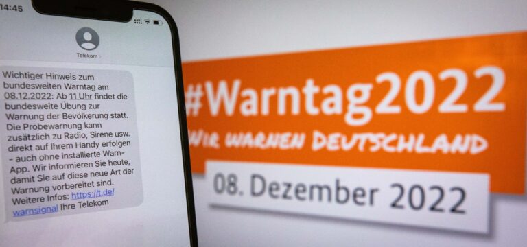 Bundesweiter Warntag: Drei Signale am 8. Dezember 2022