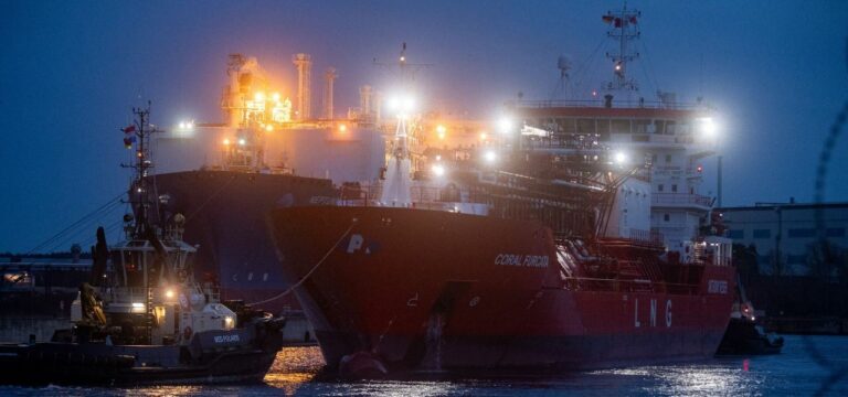 Lubminer LNG-Terminal in Eiltempo aufgebaut