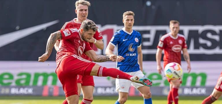 Desolate Rostocker ohne Chance gegen starke Düsseldorfer