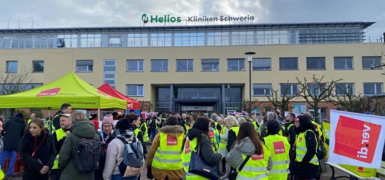 Neuerliche Warnstreiks bei Helios-Kliniken angekündigt