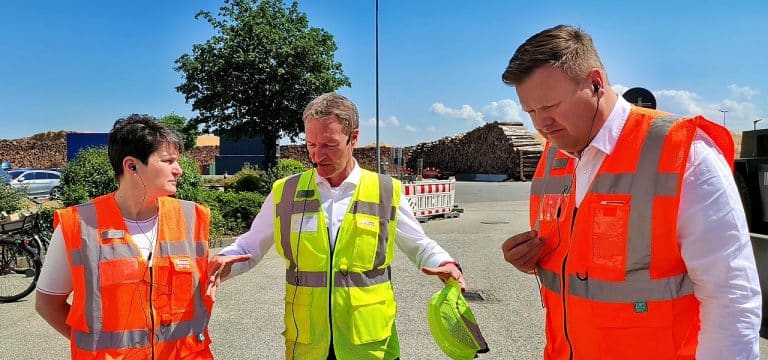 Hauptgeschäftsführerin des Bundesverbandes der Deutschen Industrie heute in Wismar