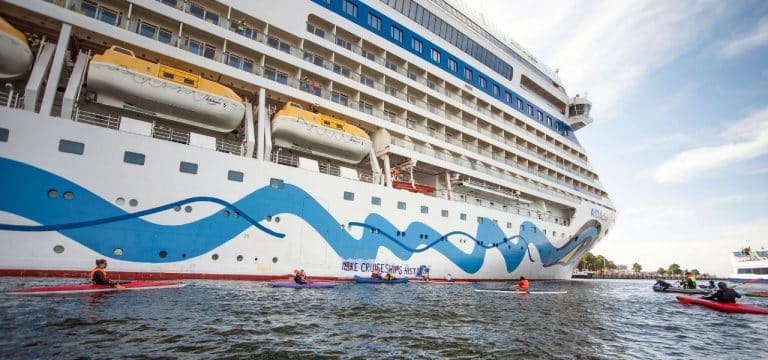 Kreuzfahrtreederei: Blockade ohne Einfluss auf Reiseverlauf