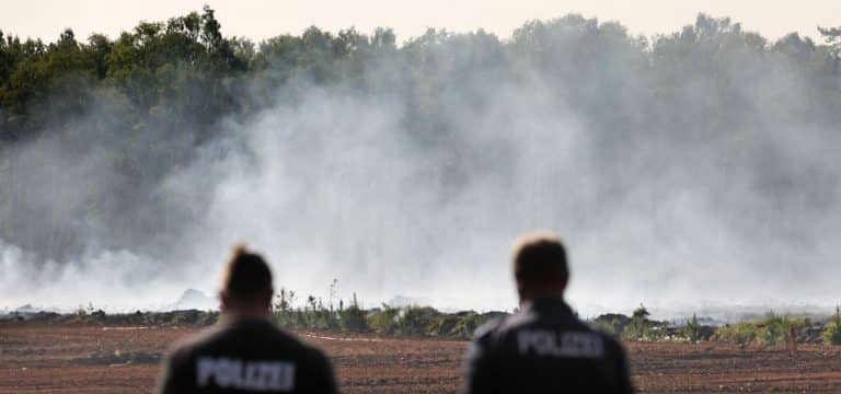 Wald- und Moorbrand bei Göldenitz: Löscheinsatz geht weiter