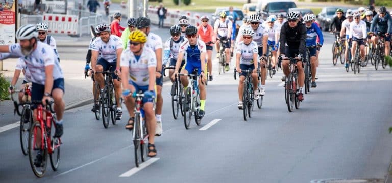 Startschuss für Spendenaktion Hanse-Tour Sonnenschein