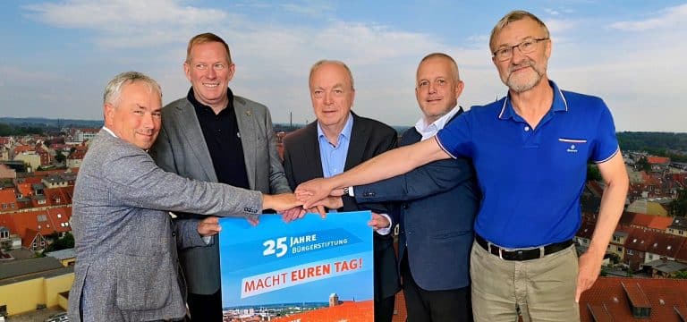Die Bürgerstiftung der Hansestadt Wismar wird 25 – „Wir tun der Stadt Gutes“