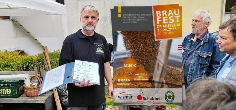 Wismar: 3. Braufest im Schabbell am 23. September 2023