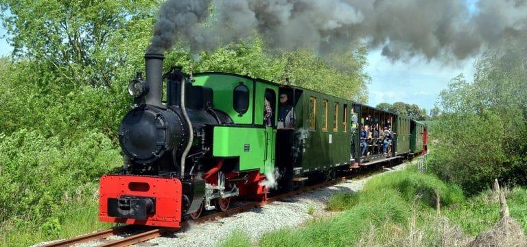 Schmalspurbahn „De Lütt Kaffeebrenner“ in Winterpause