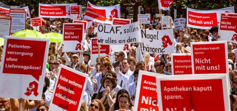 Schwerin: Ärzte und Apotheker protestieren gemeinsam am 8. November