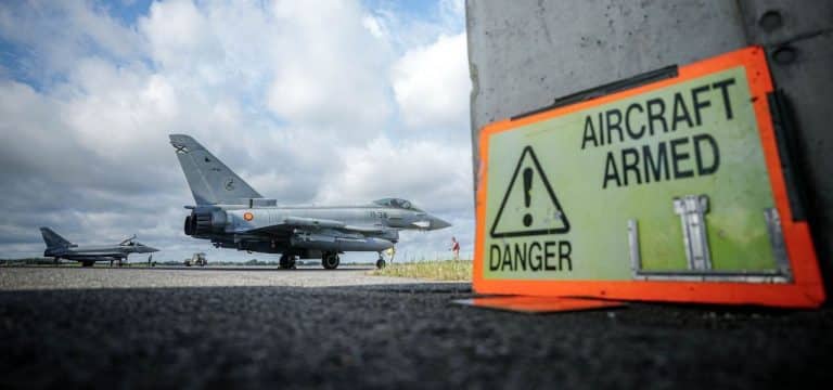 Eurofighter fliegen von Laage aus zur Übung nach Jordanien