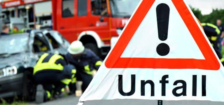 Wismar: Verkehrsunfall mit einer eingeklemmten Person auf der A20