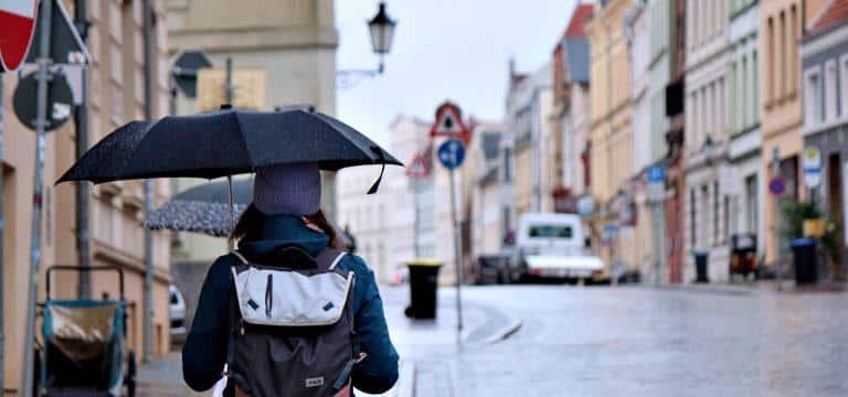Wechselhaftes Regenwetter in Mecklenburg-Vorpommern