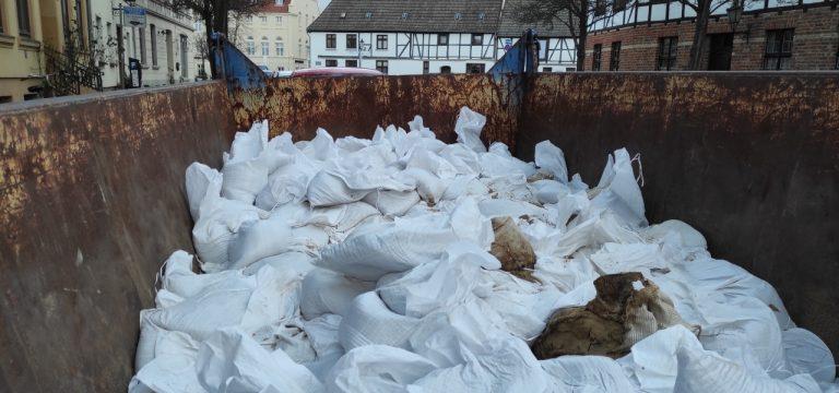 Wismar: Bürger können Sandsäcke zurückgeben oder auch gleich behalten