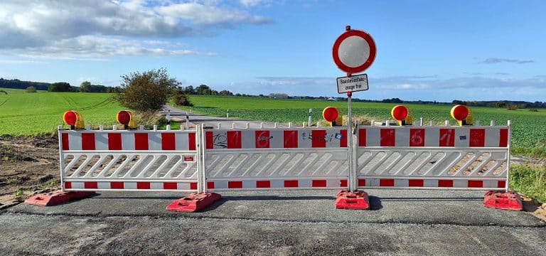 Straße nach Zierow bleibt noch bis Ende November gesperrt