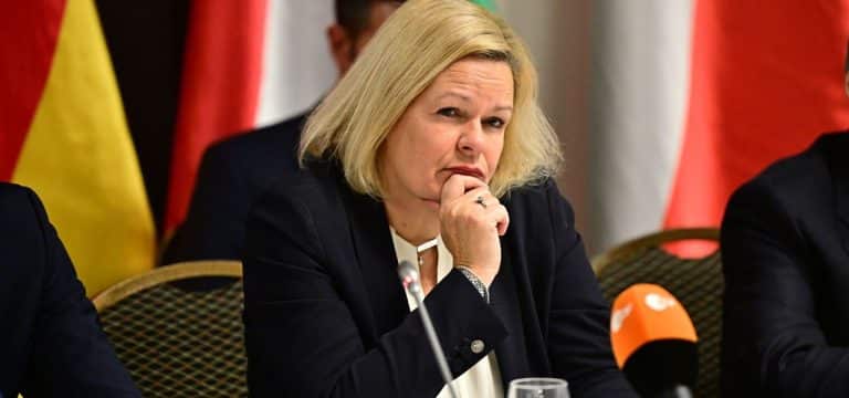 „Bestehende, erhebliche Gefahr“: Faeser warnt vor Terroranschlägen in Deutschland