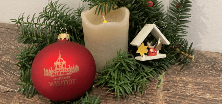 Souvenir des Monats November: „Wismar Weihnachtskugeln“
