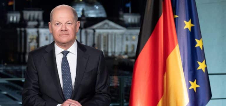 Neujahrsansprache des Kanzlers „Wir kommen auch mit Gegenwind zurecht“