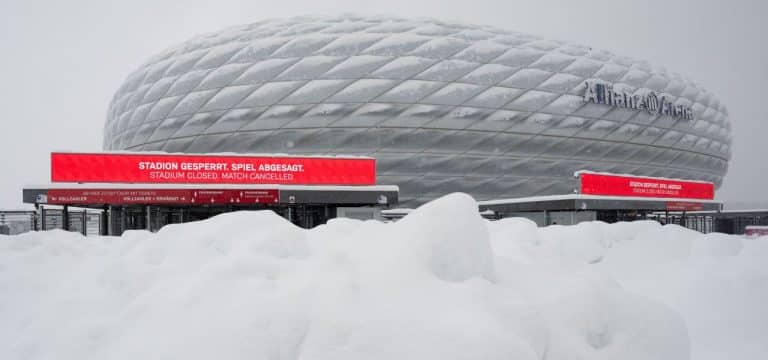 Winterchaos in Bayern: Bundesliga-Spiel Bayern München gegen Union Berlin abgesagt