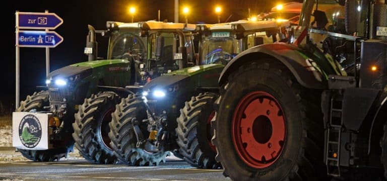 Protestaktion der Bauern in Mecklenburg-Vorpommern beendet