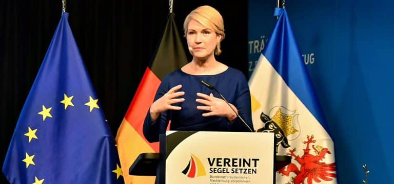 Wismar: Schwesig ruft bei Neujahresempfang zu Mut und Zuversicht auf