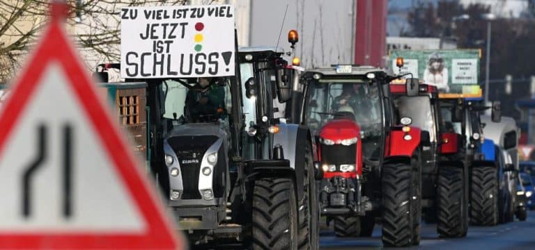 Wieder Bauernprotest: Hunderte Traktoren in Rostock erwartet
