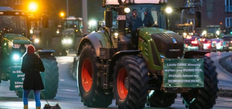 Bauernproteste: Hunderte Fahrzeuge in MV unterwegs