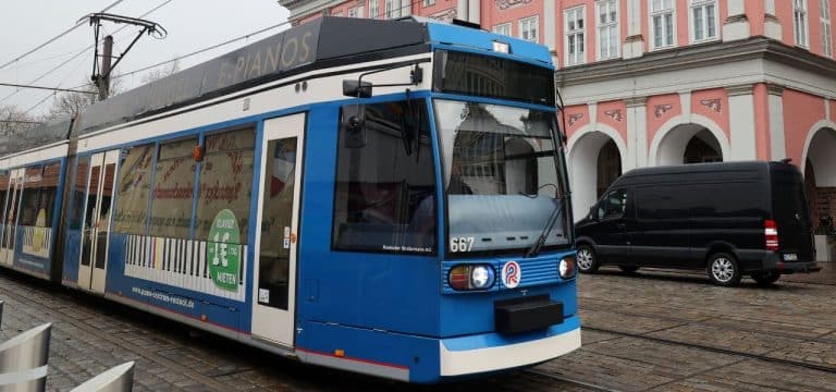 Rostocker Straßenbahnnetz vor Generalsanierung
