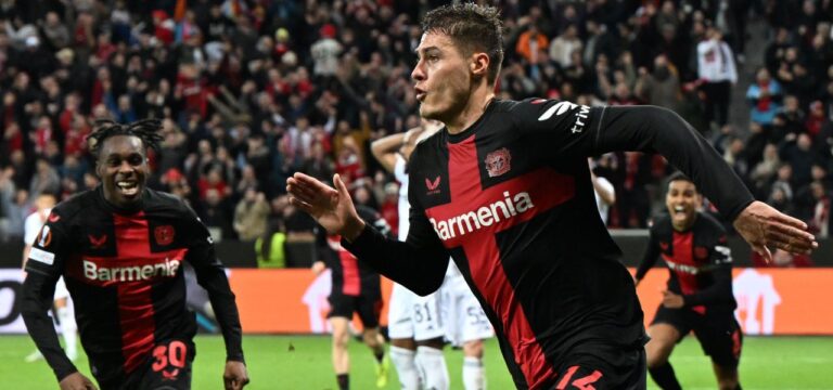 Bayer Leverkusen dreht 0:2-Rückstand mit zwei Toren in der Nachspielzeit