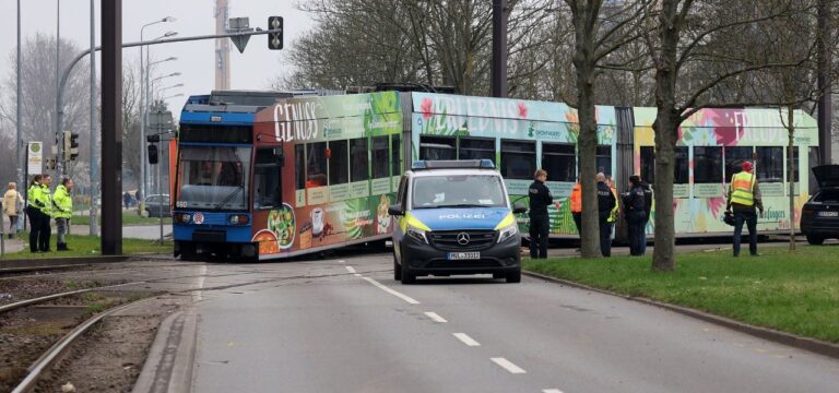 Straßenbahnverkehr im Rostocker Nordwesten lahmgelegt