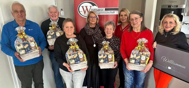 Wohnungsgenossenschaft feiert 70. Geburtstag und ehrt langjährige Mieter